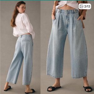 Citizens of Humanity Payton Cropped Wide Leg Trouser Jeans